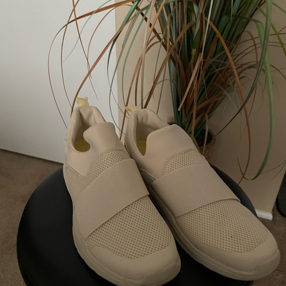 Unisex, lightweight, comfortable shoes with non-skid rubber soles.